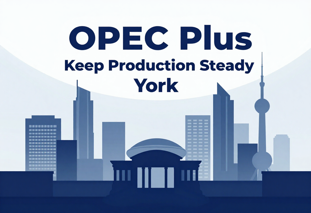 OPEC Plus to Keep Oil Production Steady - The New York Times