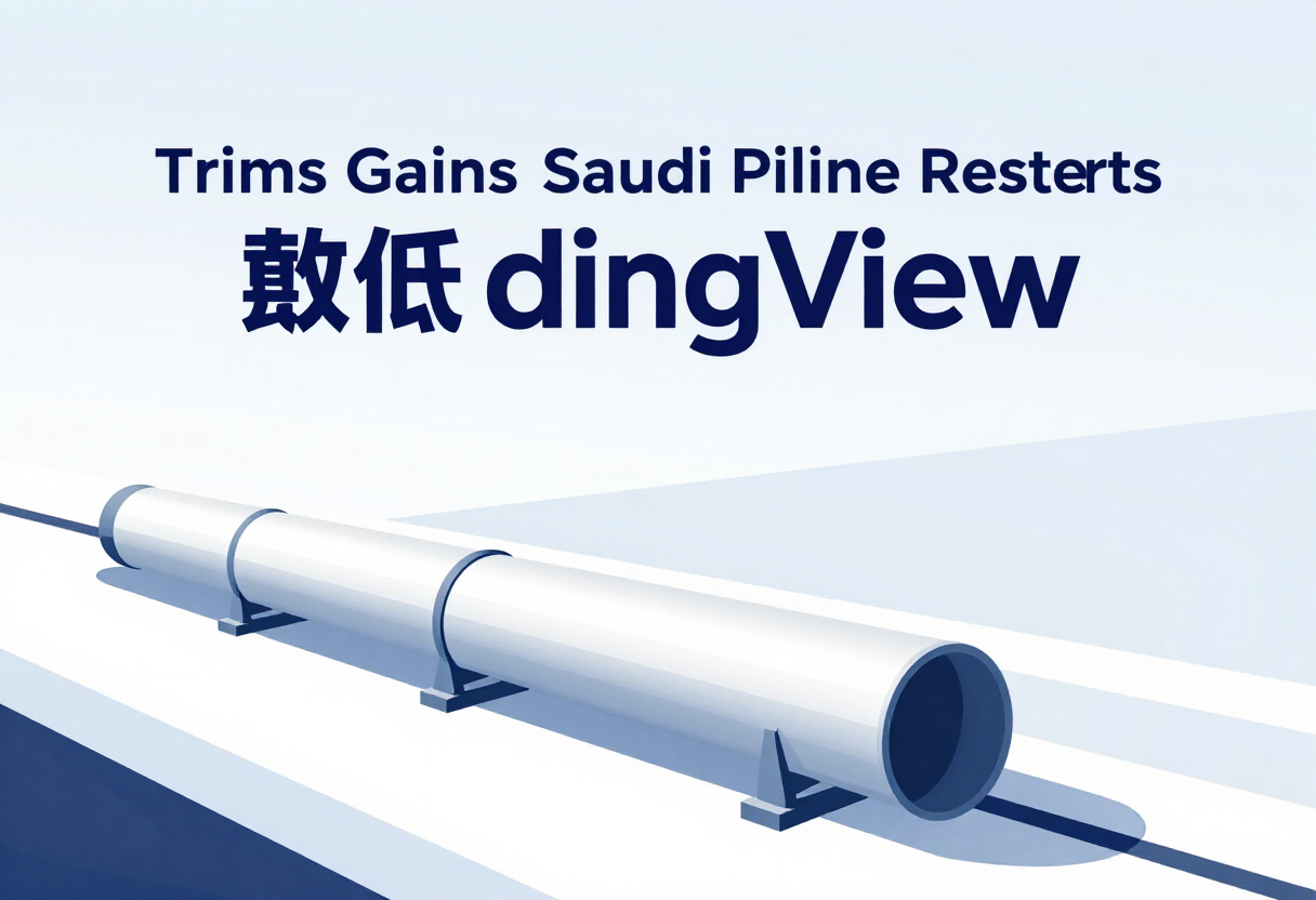 Oil Trims Gains as Key Saudi Pipeline Restarts - TradingView