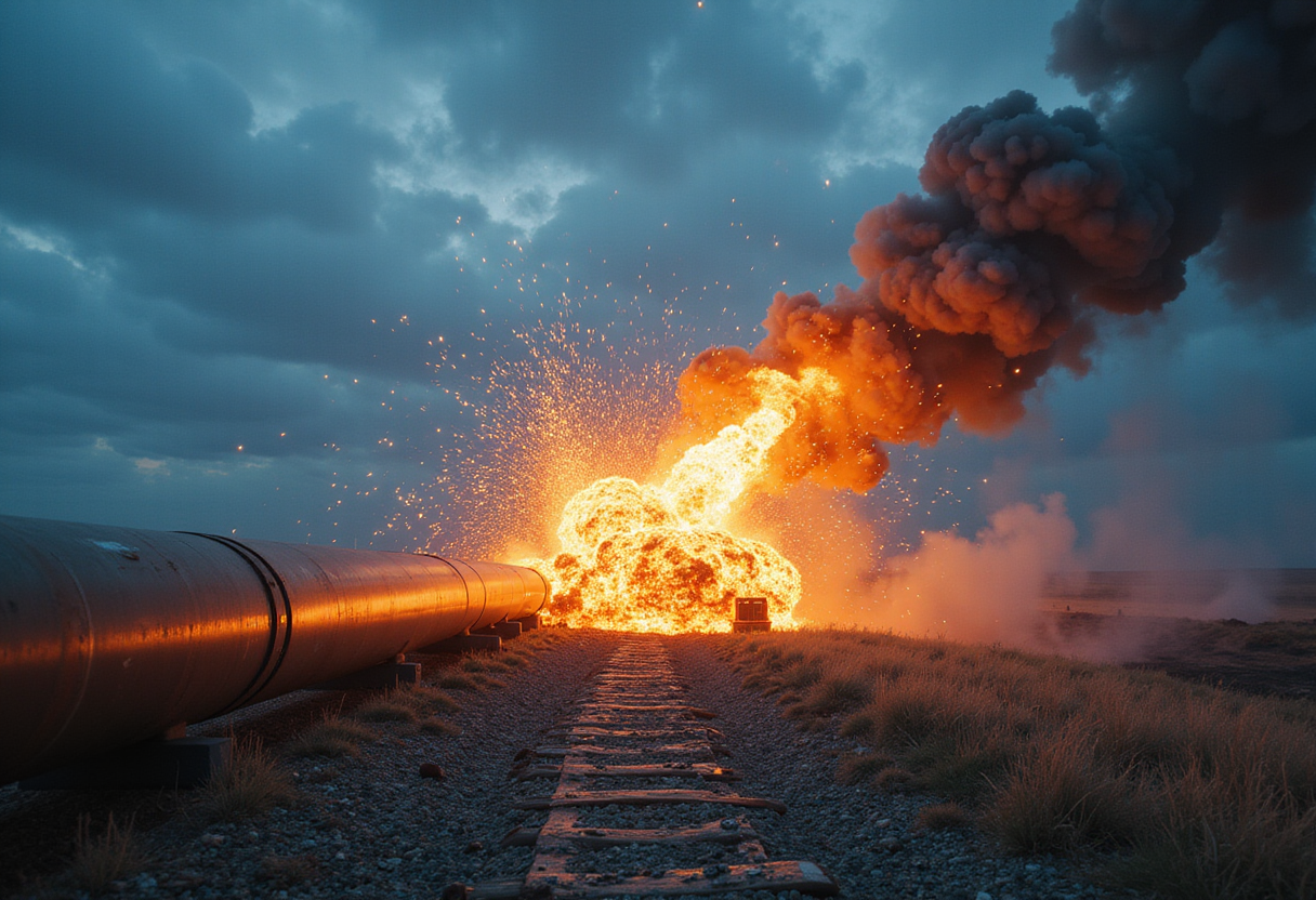 A gas pipeline connecting Central Asia to Europe exploded in Russia - UA.NEWS