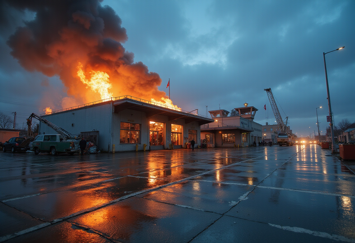 Major fire reported at oil terminal linked to Russia's Novoshakhtinsk refinery after suspected drone strike - The Kyiv I