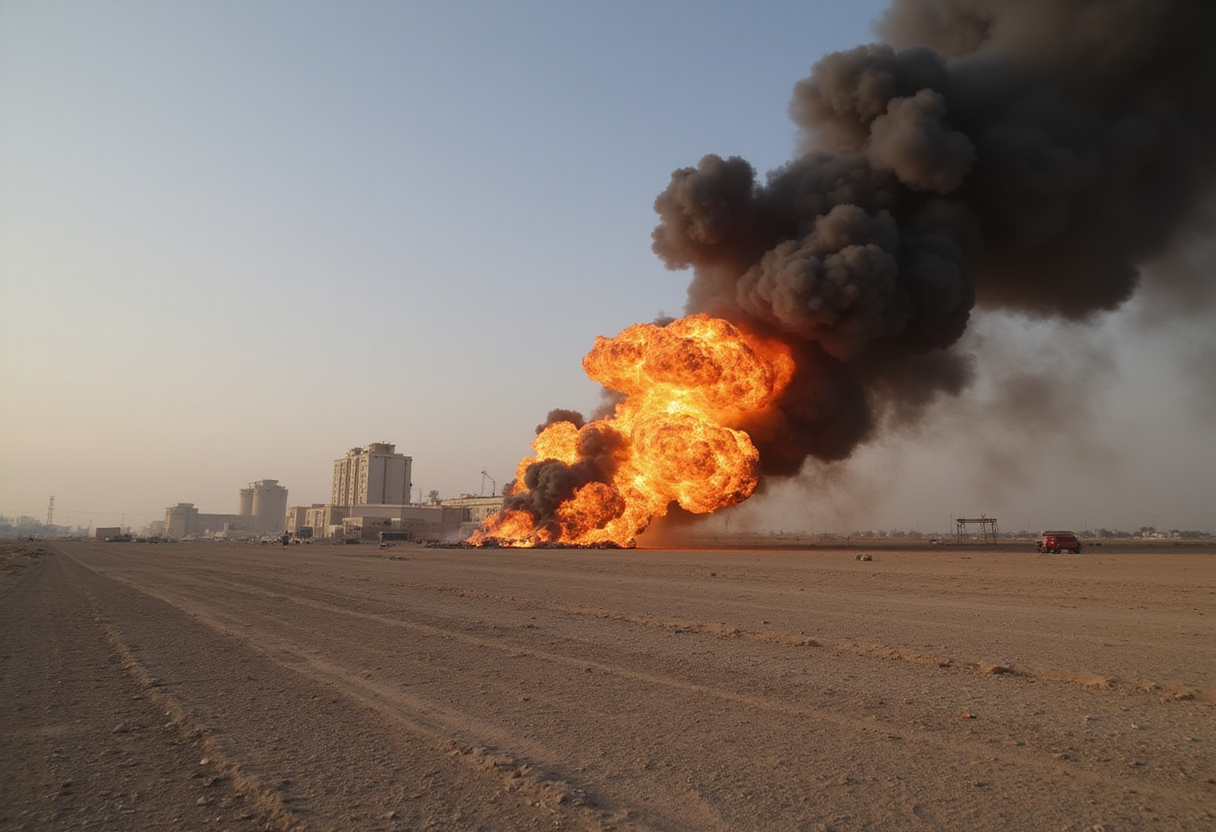 Fire Erupts Near Aramco Facility in Riyadh as Saudi-Houthi Fighting Escalates - کوردستان 24